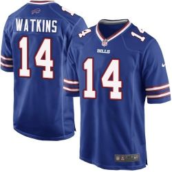 Cheap Sammy Watkins Bills Jersey From China Blue Limited #14