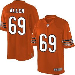 Cheap Jared Allen Bears Jersey From China Orange Limited #69