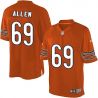 Cheap Jared Allen Bears Jersey From China Orange Limited #69