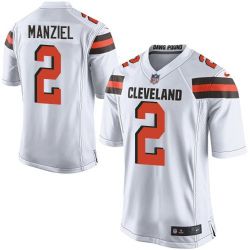 Cheap Johnny Manziel Browns Jersey From China White 2015 new Limited #2