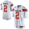 Cheap Johnny Manziel Browns Jersey From China White 2015 new Limited #2