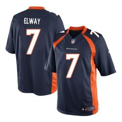 Cheap John Elway Broncos Jersey From China Blue Limited #7