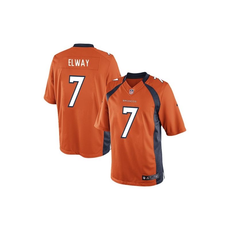 Cheap John Elway Broncos Jersey From China Orange Limited #7
