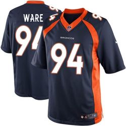 Cheap DeMarcus Ware Broncos Jersey From China Blue Limited #94