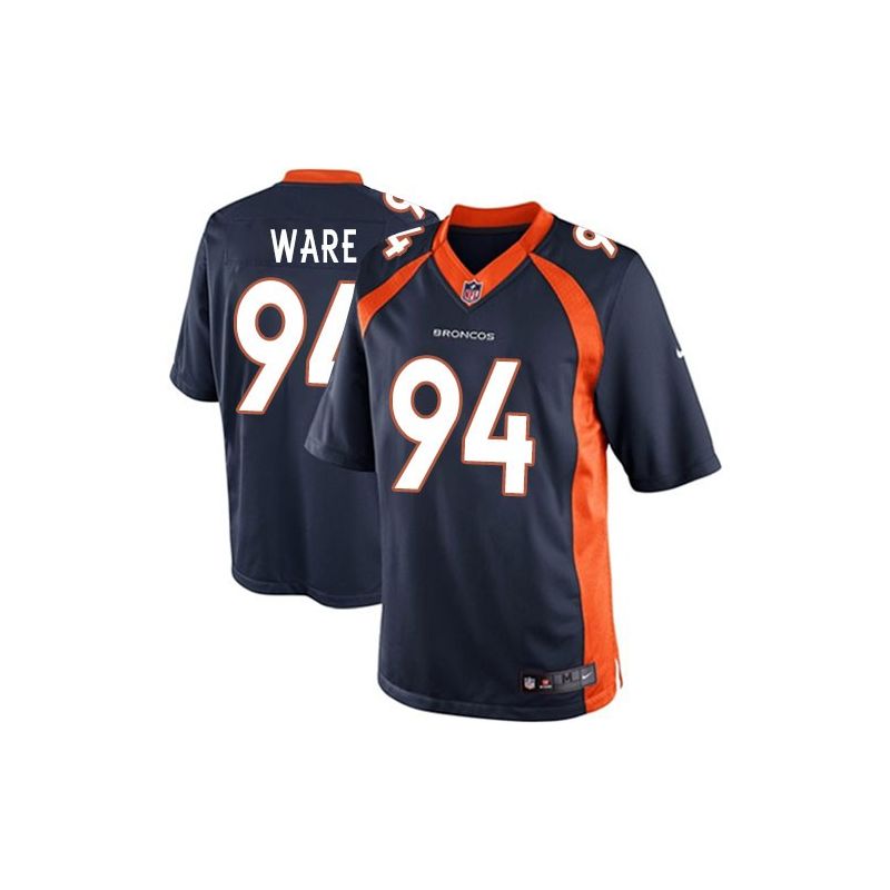 Cheap DeMarcus Ware Broncos Jersey From China Blue Limited #94 Cheap DeMarcus Ware Broncos Jersey From China Blue Limited #94