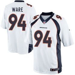 Cheap DeMarcus Ware Broncos Jersey From China White Limited #94