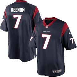 Cheap Case Keenum Texans Jersey From China Blue Limited #7