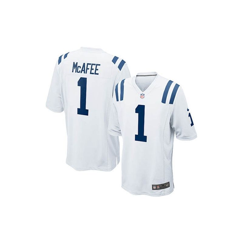 Cheap Pat Mcafee Colts Jersey From China White Limited #1 Cheap Pat Mcafee Colts Jersey From China White Limited #1