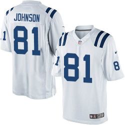 Cheap Andre Johnson Colts Jersey From China White Limited #81