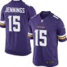 Cheap Greg Jennings Vikings Jersey From China Purple 2014 Limited #15