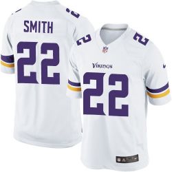 Cheap Harrison Smith Vikings Jersey From China White 2014 Limited #22