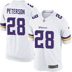 Cheap Adrian Peterson Vikings Jersey From China White 2014 Limited #28