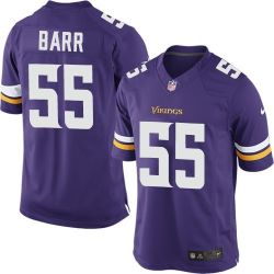 Cheap Anthony Barr Vikings Jersey From China Purple 2014 Limited #55