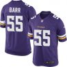 Cheap Anthony Barr Vikings Jersey From China Purple 2014 Limited #55