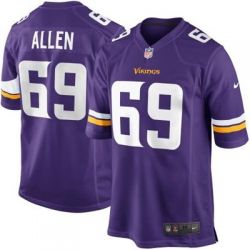Cheap Jared Allen Vikings Jersey From China Purple 2014 Limited #69