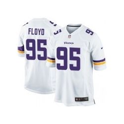 Cheap Sharrif Floyd Vikings Jersey From China White 2014 Limited #95