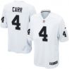 Cheap Derek Carr Raiders Jersey From China White Limited #4