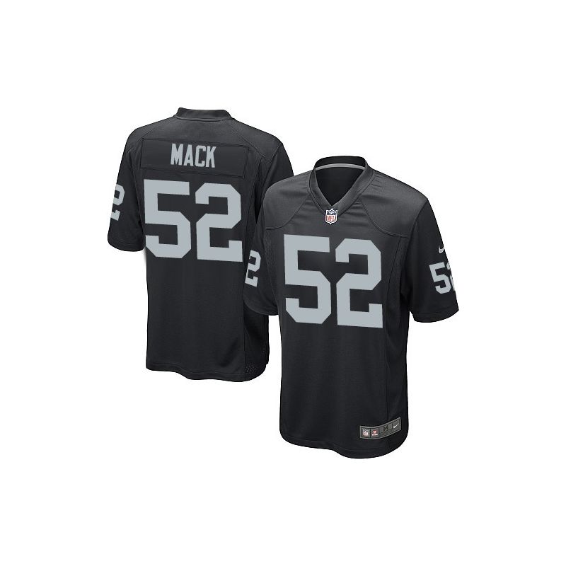 Cheap Khalil Mack Raiders Jersey From China Black Limited #52