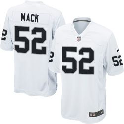 Cheap Khalil Mack Raiders Jersey From China White Limited #52