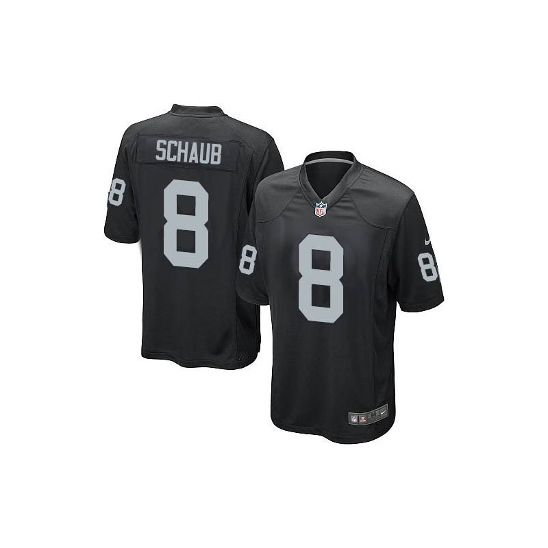 Cheap Matt Schaub Raiders Jersey From China Black Limited #8