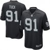 Cheap Justin Tuck Raiders Jersey From China Black Limited #91