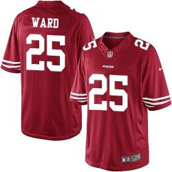 Cheap Jimmie Ward 49ers Jersey From China Red Limited #25