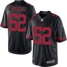 Cheap Patrick Willis 49ers Jersey From China Black Limited #52