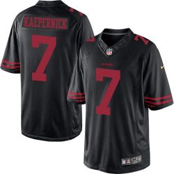 Cheap Colin Kaepernick 49ers Jersey From China Black Limited #7