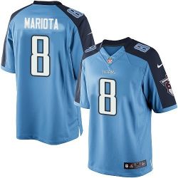 Cheap Marcus Mariota Titans Jersey From China Light Blue Limited #8