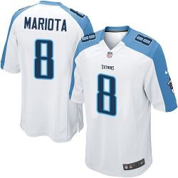Cheap Marcus Mariota Titans Jersey From China White Limited #8