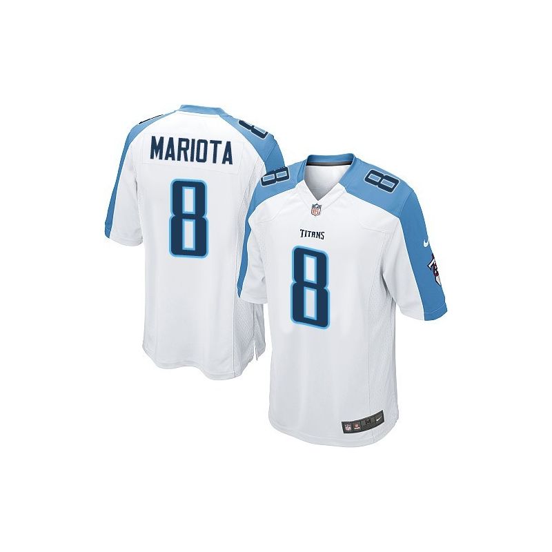 Cheap Marcus Mariota Titans Jersey From China White Limited #8