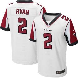 Cheap Matt Ryan Falcons Jersey #2 White From China Elite