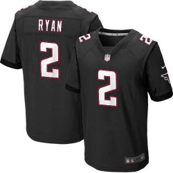 Cheap Matt Ryan Falcons Jersey #2 Black From China Elite