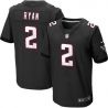 Cheap Matt Ryan Falcons Jersey #2 Black From China Elite