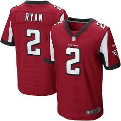 Cheap Matt Ryan Falcons Jersey #2 Red From China Elite