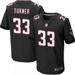 Cheap Michael Turner Falcons Jersey #33 Black From China Elite