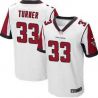 Cheap Michael Turner Falcons Jersey #33 White From China Elite