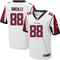 Cheap Tony Gonzalez Falcons Jersey #88 White From China Elite