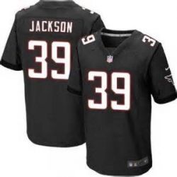 Cheap Steven Jackson Falcons Jersey #39 Black From China Elite
