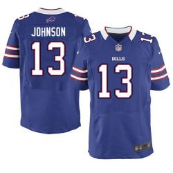 Cheap Steve Johnson Bills Jersey #13 Blue From China Elite