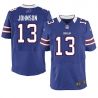Cheap Steve Johnson Bills Jersey #13 Blue From China Elite