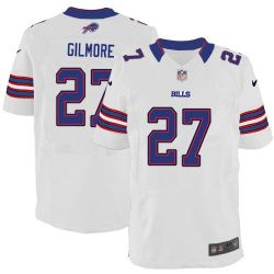 Cheap Stephon Gilmore Bills Jersey #27 White From China Elite