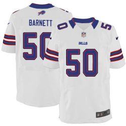 Cheap Nick Barnett Bills Jersey #50 White From China Elite
