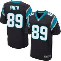 Cheap Steve Smith Panthers Jersey #89 Black From China Elite