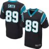 Cheap Steve Smith Panthers Jersey #89 Black From China Elite