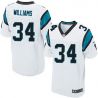Cheap DeAngelo Williams Panthers Jersey #34 White From China Elite