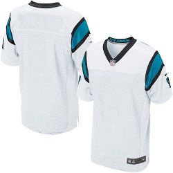 Cheap Panthers Blank Jersey White From China Elite