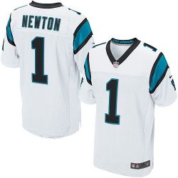 Cheap Cam Newton Panthers Jersey #1 White From China Elite