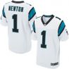 Cheap Cam Newton Panthers Jersey #1 White From China Elite
