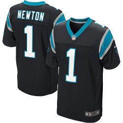 Cheap Cam Newton Panthers Jersey #1 Black From China Elite